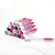 10 Tubete Para Escovinha de Cílios Escovinha de Cílios Enfeitada  Colorido/Escovinhas com Glitter Extensão de Cílios e Sobrancelha rosa bebê - Imagem 3